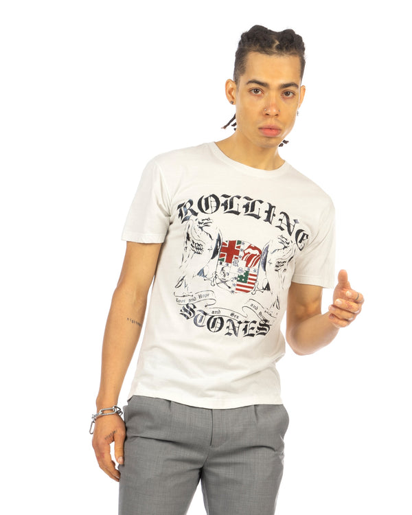 Buddhist Punk | Rolling Stones Tee White - Concrete