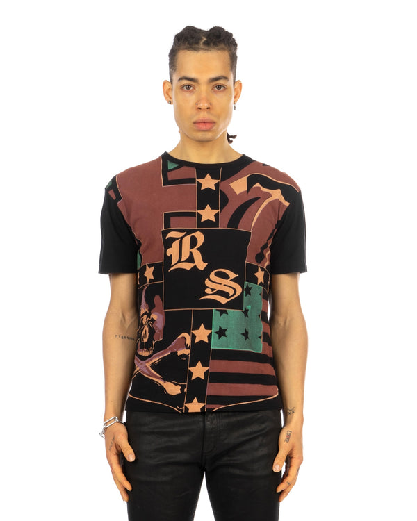 Buddhist Punk | Rolling Stones Tee Black / Brown - Concrete