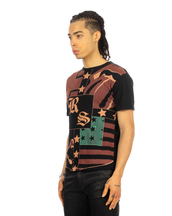 Buddhist Punk | Rolling Stones Tee Black / Brown - Concrete