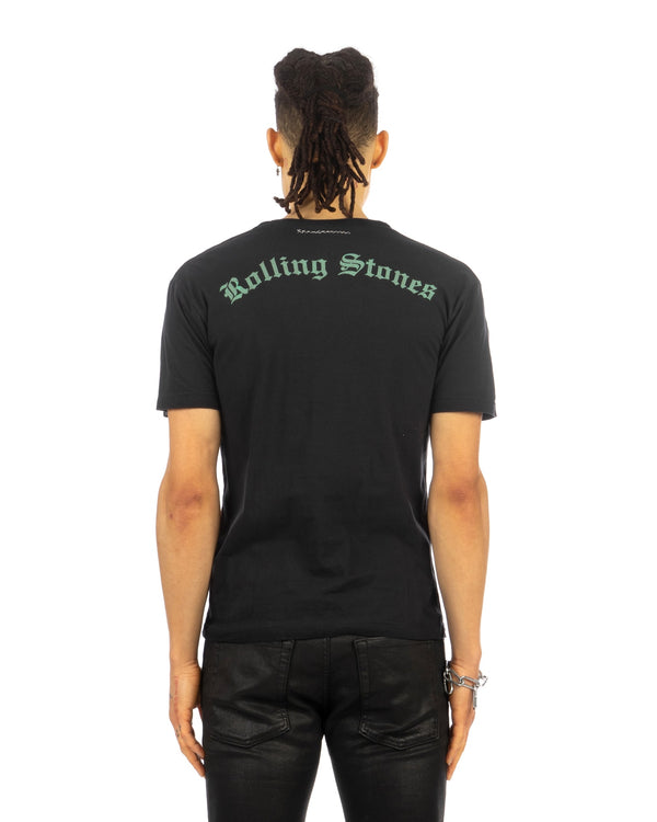 Buddhist Punk | Rolling Stones Tee Black / Brown - Concrete