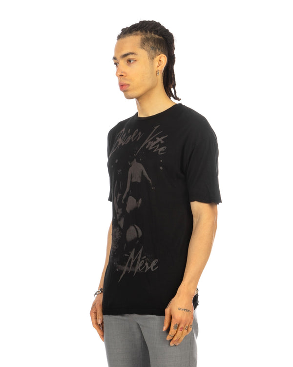 Buddhist Punk | Baiser Votre Mère Tee Black - Concrete