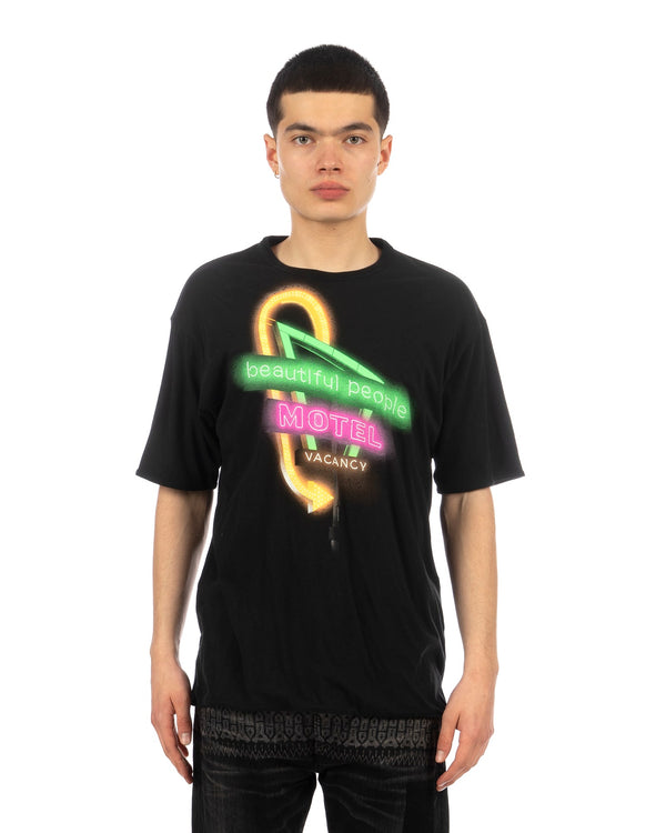 Beautiful People | Reversible T-Shirt Black / Gray - Concrete