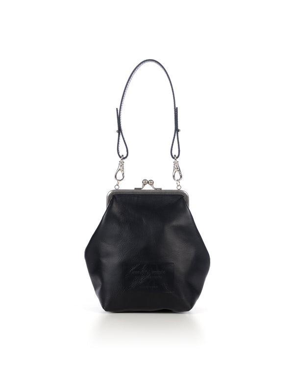 Beautiful People | Clasp Shoulder Hand Pouch Black - Concrete