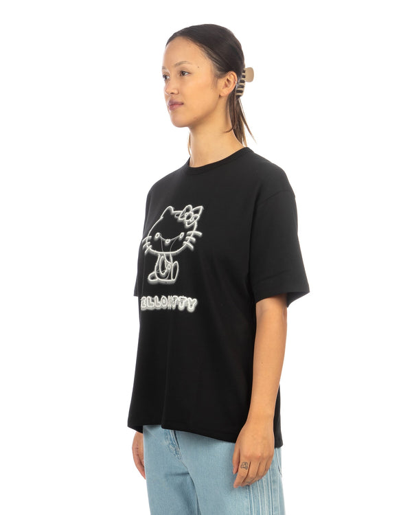 Beautiful People | Hello Kitty Suvin Pima T-Shirt Black - Concrete