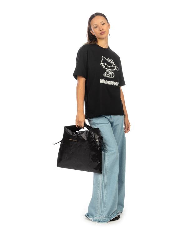 Beautiful People | Hello Kitty Suvin Pima T-Shirt Black - Concrete