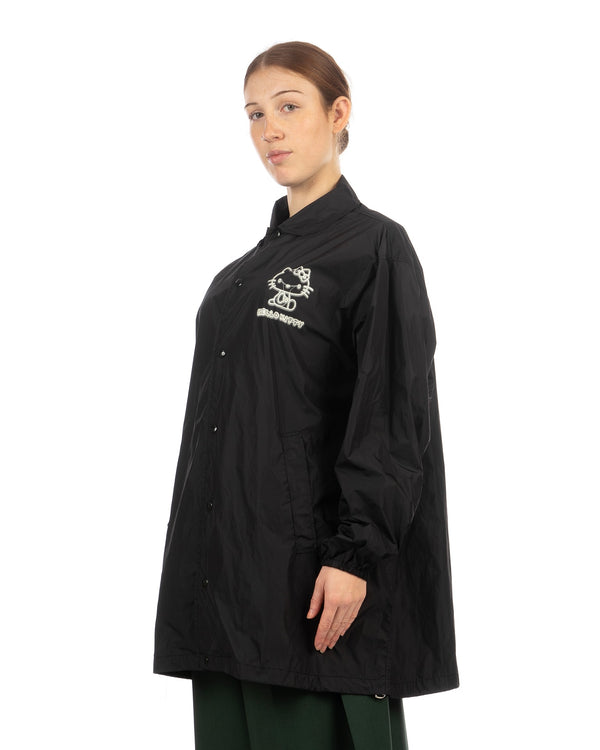 Beautiful People | Hello Kitty Taffeta Coach Jacket Black - Concrete