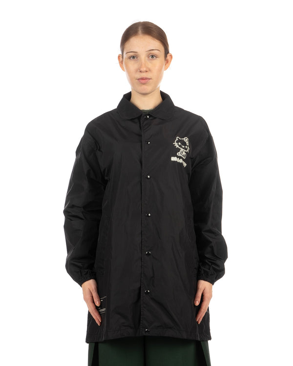 Beautiful People | Hello Kitty Taffeta Coach Jacket Black - Concrete