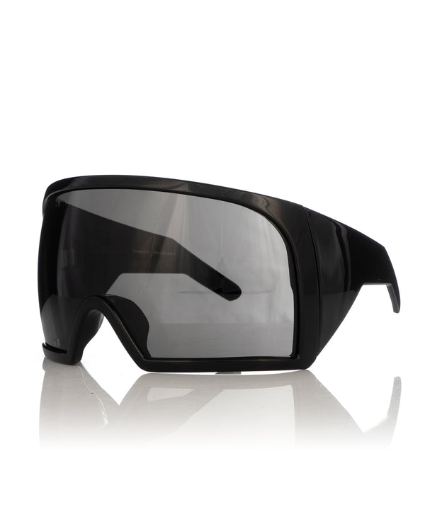 Rick Owens | Sunglasses Kriester Black Temple / Black Lens - Concrete