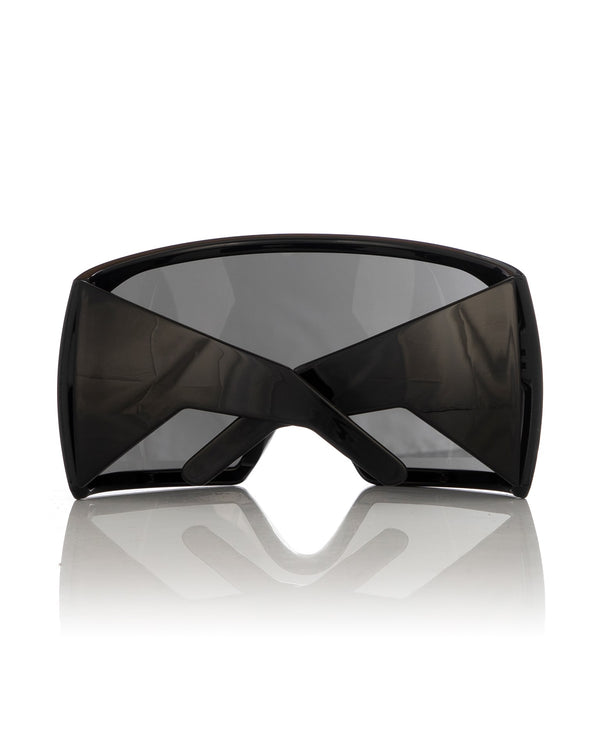 Rick Owens | Sunglasses Kriester Black Temple / Black Lens - Concrete
