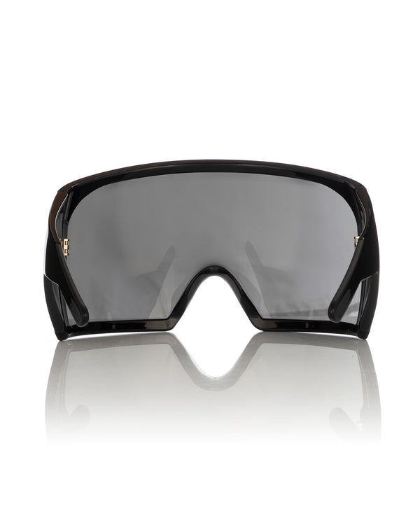 Rick Owens | Sunglasses Kriester Black Temple / Black Lens - Concrete