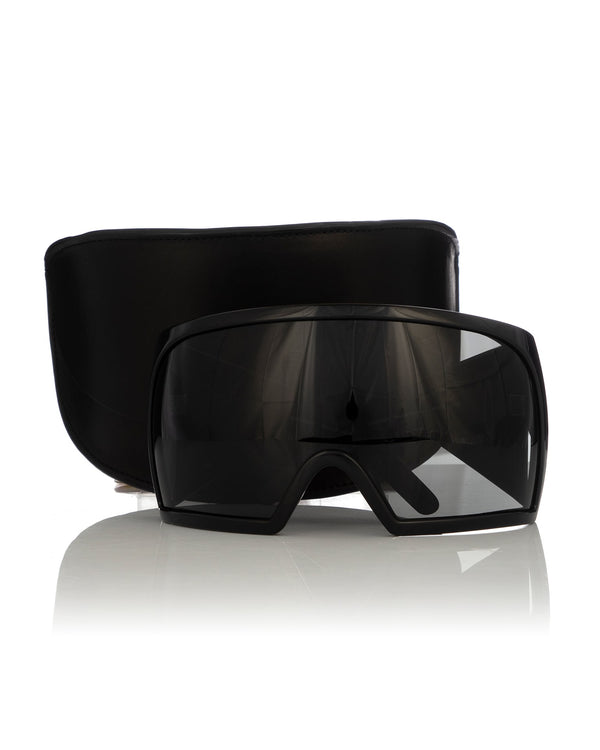 Rick Owens | Sunglasses Kriester Black Temple / Black Lens - Concrete