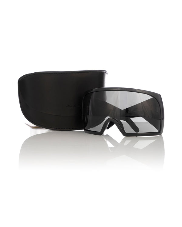 Rick Owens | Sunglasses Kriester Black Temple / Black Lens - Concrete