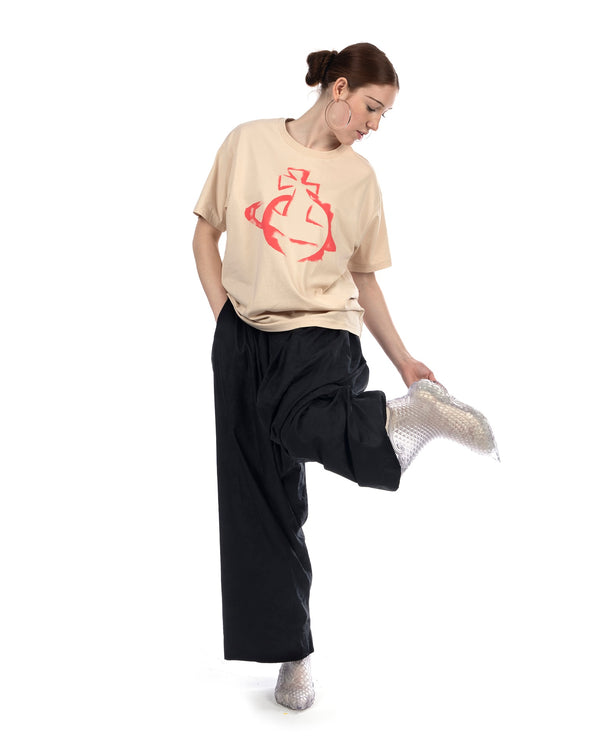 Vivienne Westwood | Stencil Orb Classic T-Shirt Beige - Concrete