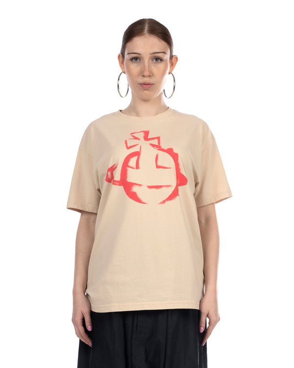 Vivienne Westwood | Stencil Orb Classic T-Shirt Beige - Concrete