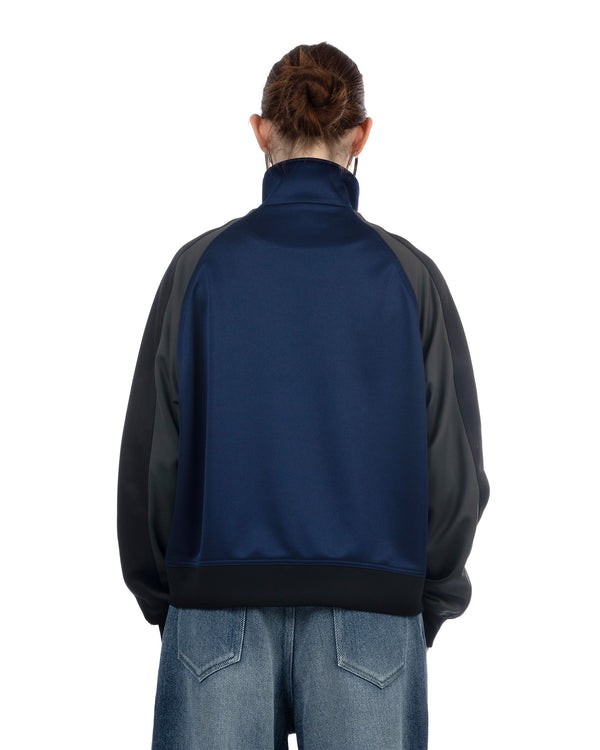 FACETASM | Jersey Track Jacket Navy - Concrete