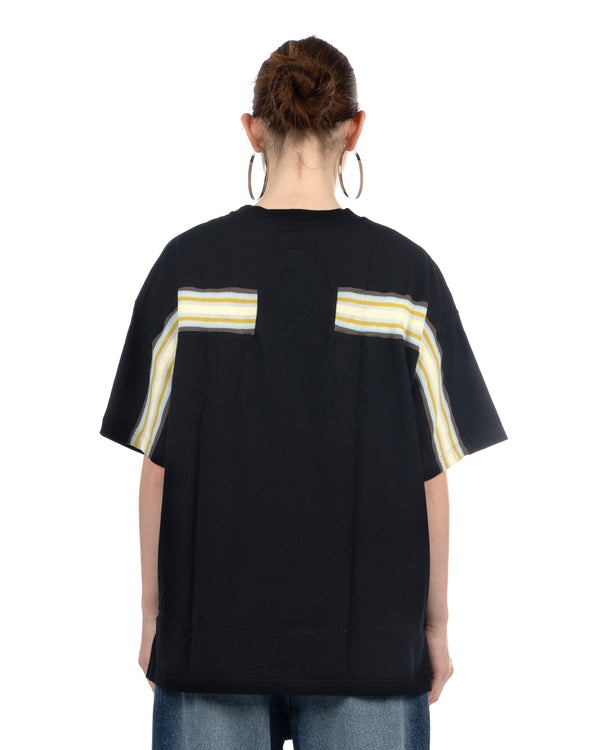 FACETASM | Rib Big T-Shirt Black - Concrete