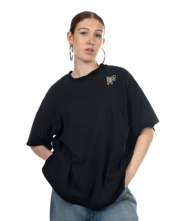 FACETASM | Rib Big T-Shirt Black - Concrete
