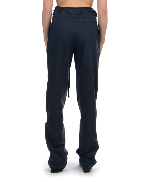 OTTOLINGER | Double Fold Suit Pants Dark Blue - Concrete