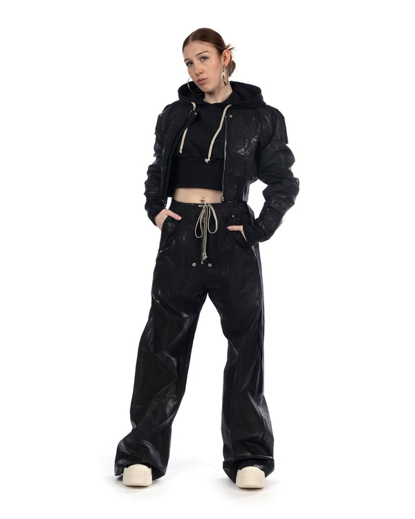 DRKSHDW by Rick Owens | Cropped Flight Jacket Black - Concrete