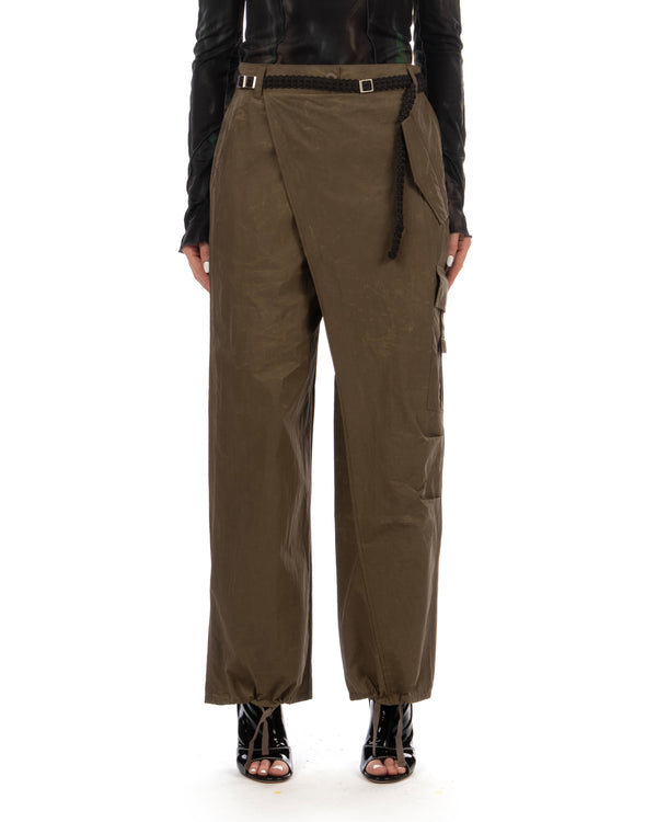 Andersson Bell | Cargo Wrap Pants Taupe - Concrete