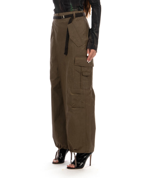Andersson Bell | Cargo Wrap Pants Taupe - Concrete