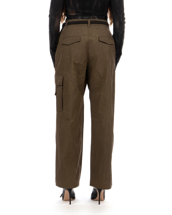Andersson Bell | Cargo Wrap Pants Taupe - Concrete