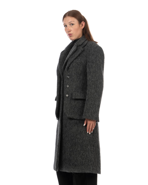 Andersson Bell | Blazer Layered Coat Grey - Concrete