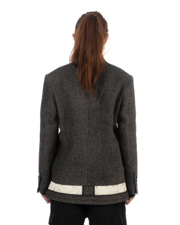 Andersson Bell | Unisex Inside Out Wool Jacket Grey - Concrete