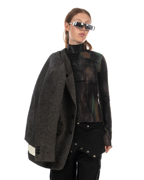 Andersson Bell | Unisex Inside Out Wool Jacket Grey - Concrete