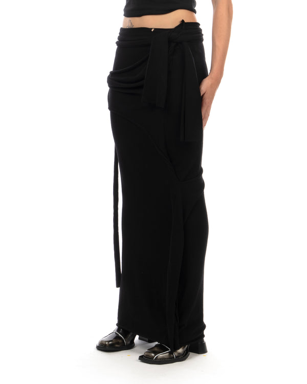 OTTOLINGER | Lounge Drape Skirt Black - Concrete