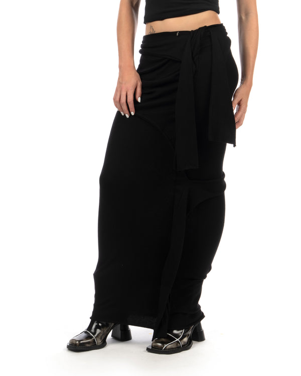 OTTOLINGER | Lounge Drape Skirt Black - Concrete