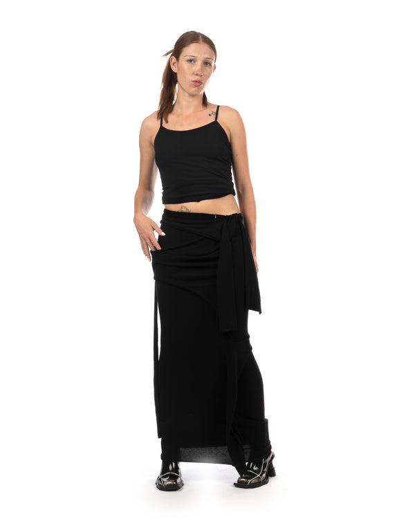 OTTOLINGER | Lounge Drape Skirt Black - Concrete