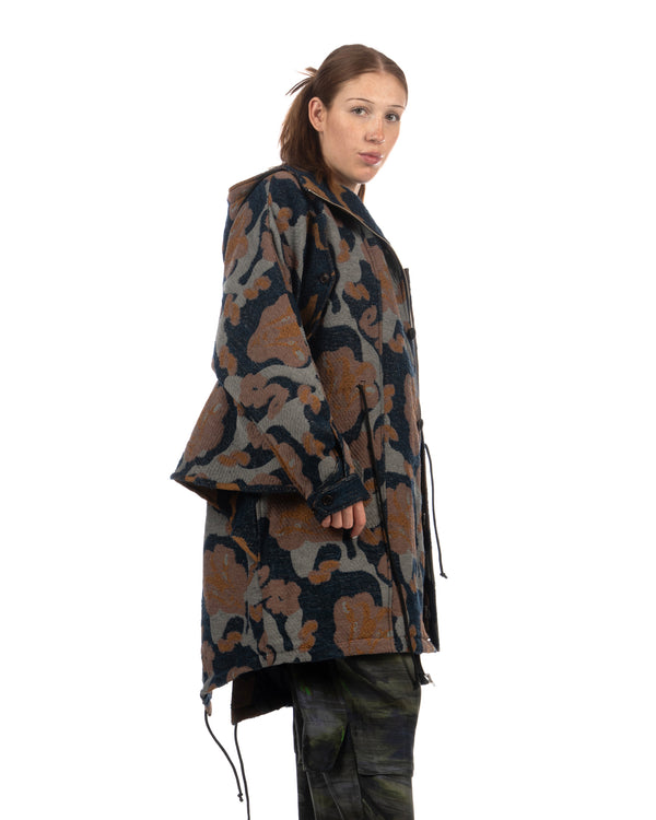 Henrik Vibskov | Wing Parka Goat Navy - Concrete