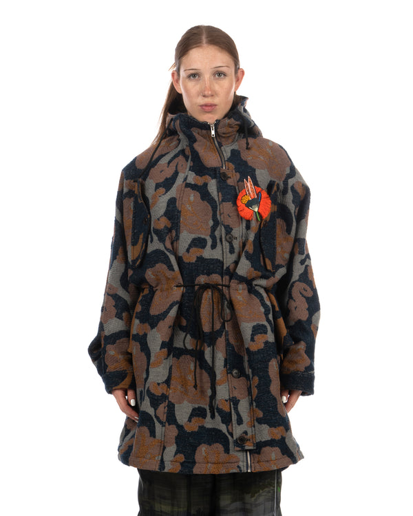 Henrik Vibskov | Wing Parka Goat Navy - Concrete