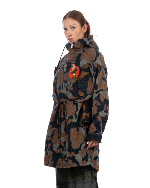 Henrik Vibskov | Wing Parka Goat Navy - Concrete