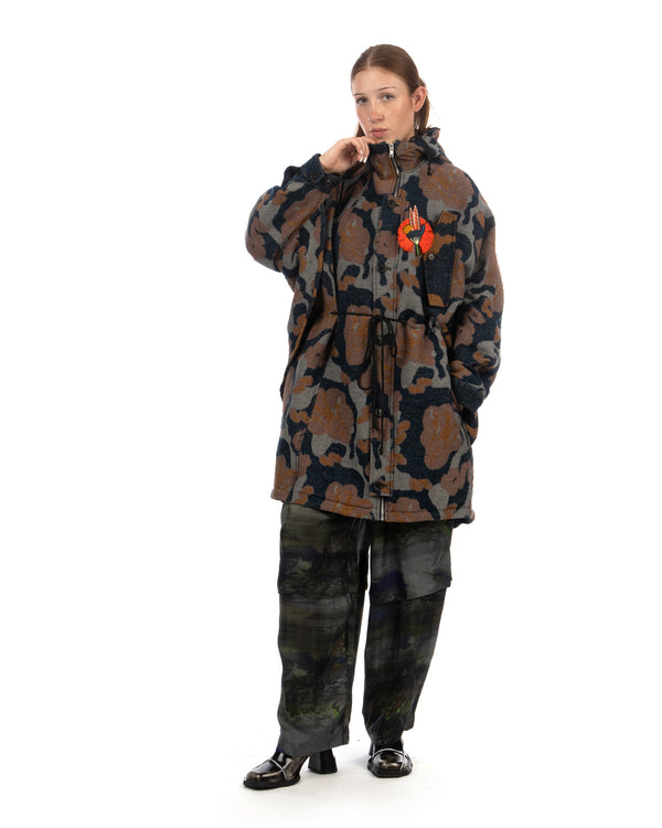 Henrik Vibskov | Wing Parka Goat Navy - Concrete