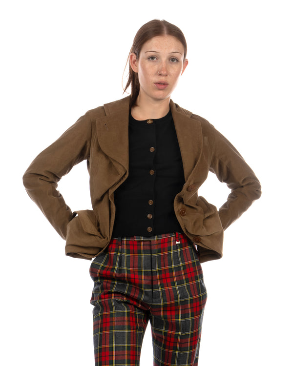 Vivienne Westwood | Bea Cropped Cardi Black - Concrete