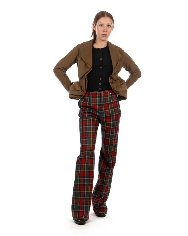 Vivienne Westwood | Ray Trousers Red / Green - Concrete