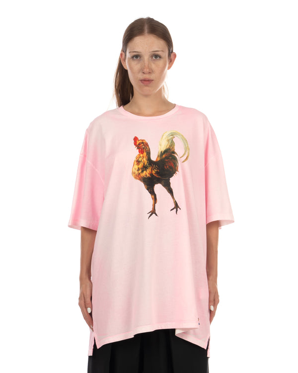 Vivienne Westwood | Rooster Oversized T-Shirt Pink - Concrete