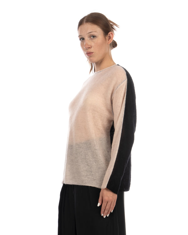 Beautiful People | Mohair Flip Pullover Black - Concrete