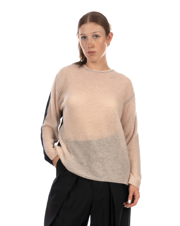 Beautiful People | Mohair Flip Pullover Black - Concrete