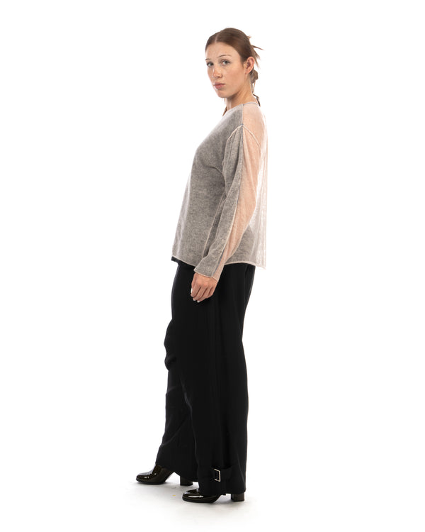 Beautiful People | Mohair Flip Pullover Black - Concrete
