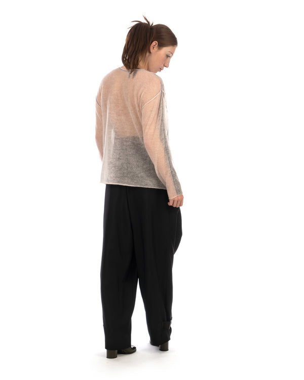 Beautiful People | Mohair Flip Pullover Black - Concrete