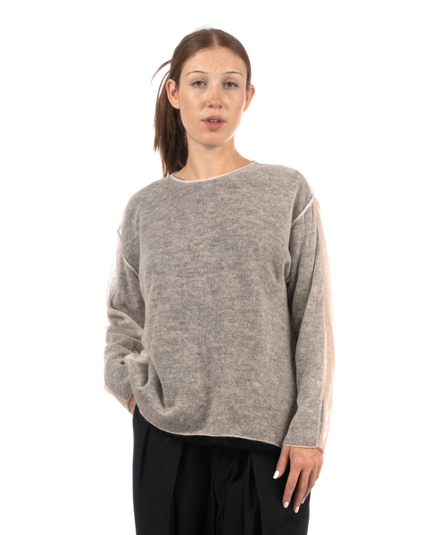 Beautiful People | Mohair Flip Pullover Black - Concrete