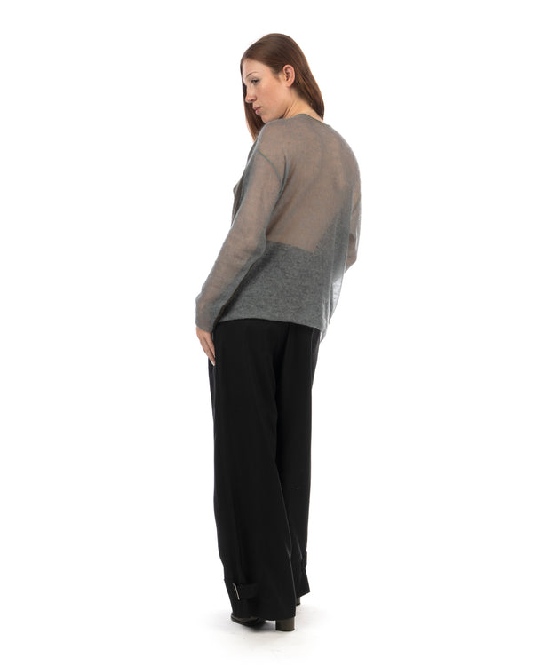Beautiful People | Mohair Flip Pullover Olive - Concrete