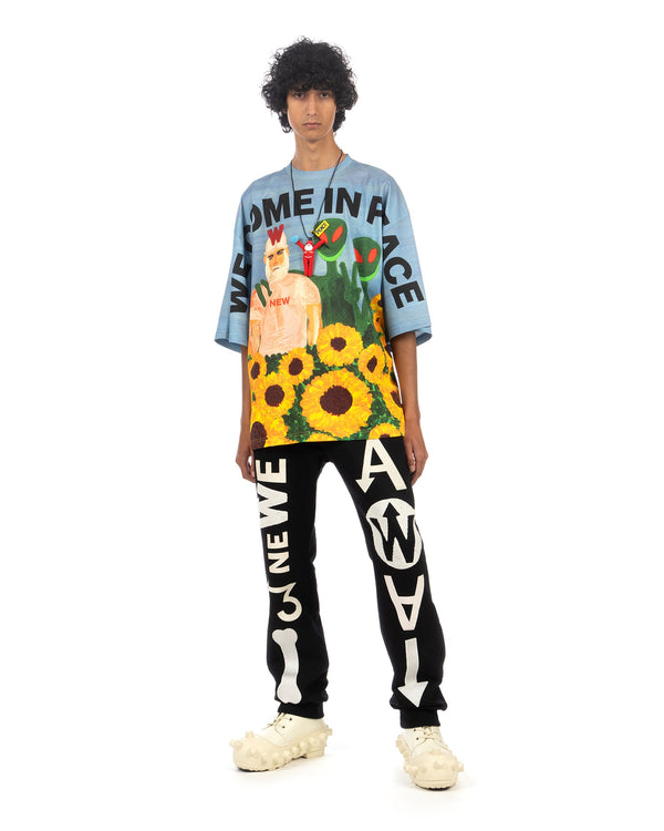 Walter Van Beirendonck | Alien Sweat Pants Black - Concrete