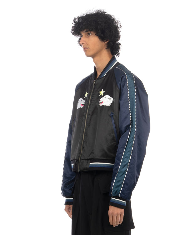 FACETASM | Thule Souvenir Jacket Black - Concrete
