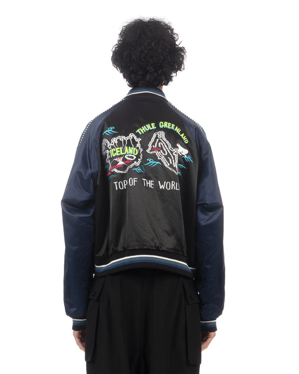 FACETASM | Thule Souvenir Jacket Black - Concrete