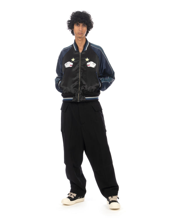 FACETASM | Thule Souvenir Jacket Black - Concrete