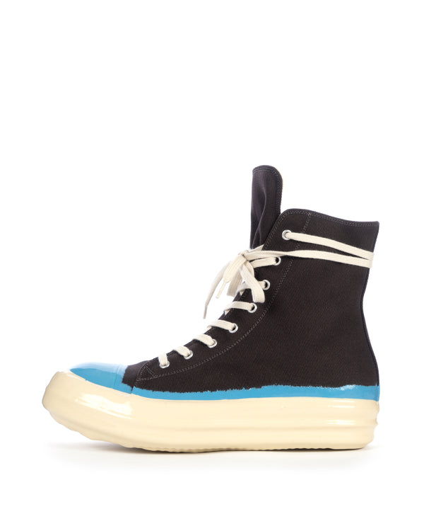 DRKSHDW by Rick Owens | Denim Sneaks Dark Dust / Blue - Concrete